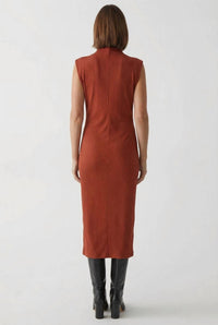 Michael Stars - Iolanda Power Shoulder Midi Dress