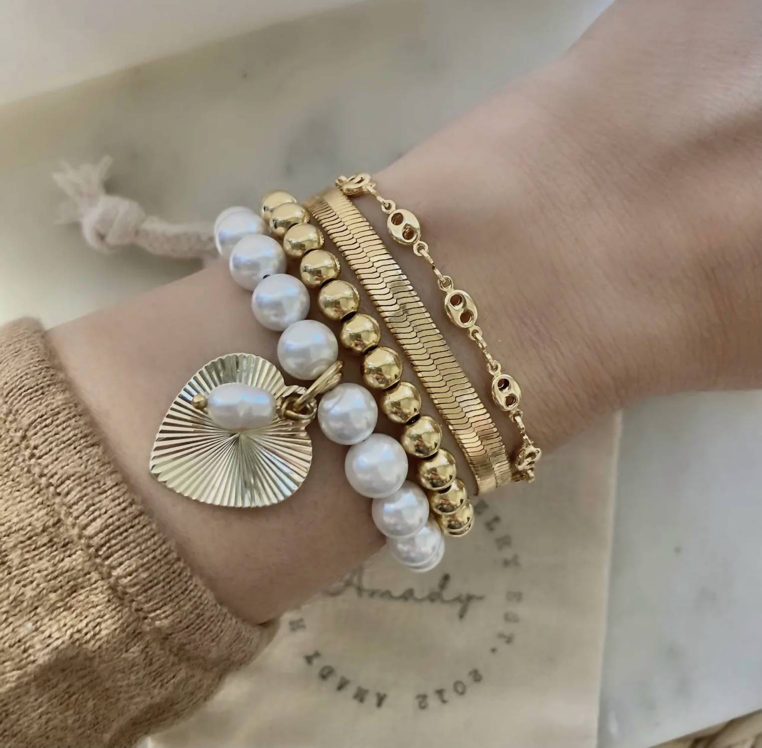Amady Jewelry - Women's Pearl Bracelet