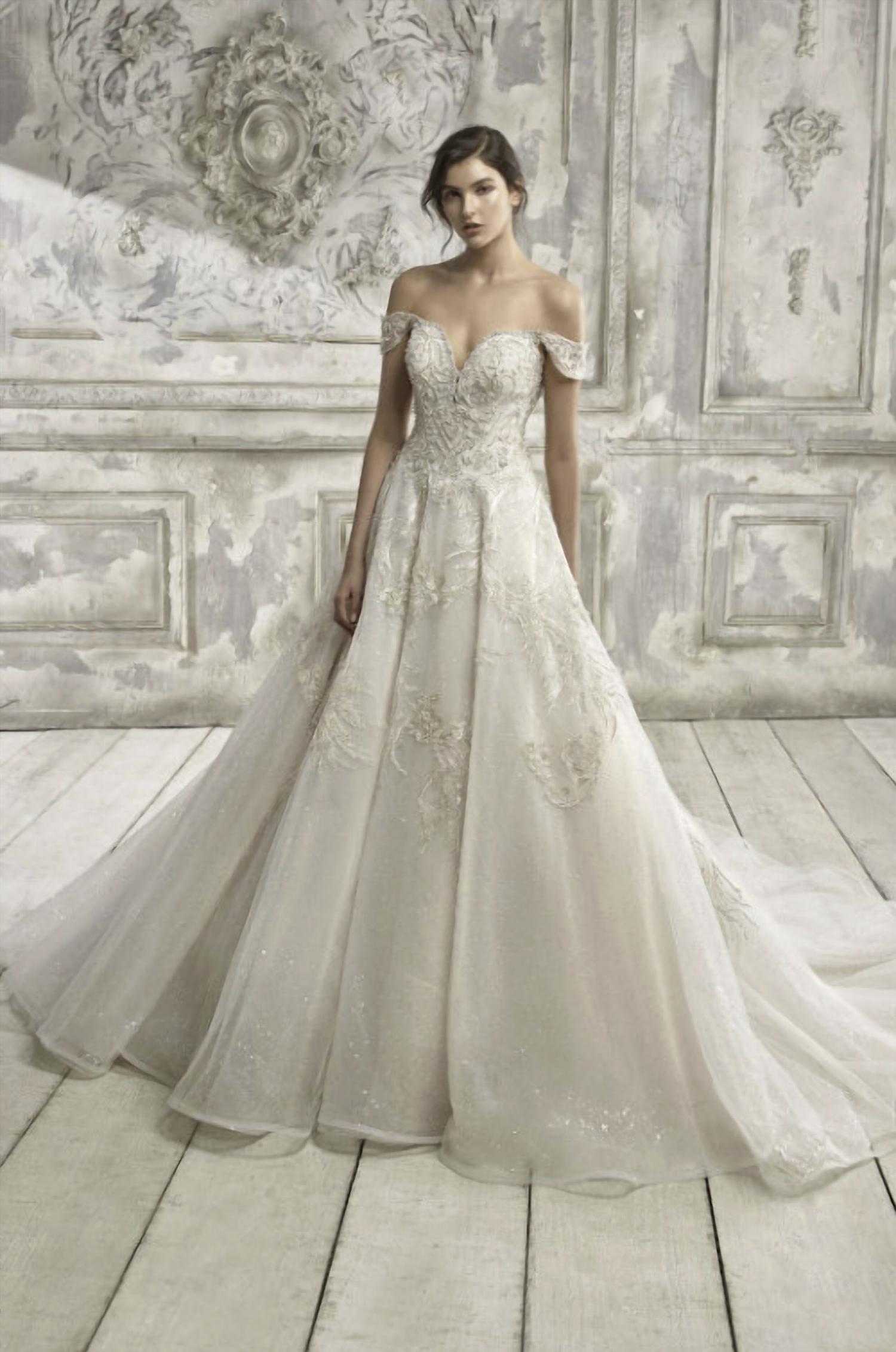 Eternity - Off-the-shoulder Wedding Dress