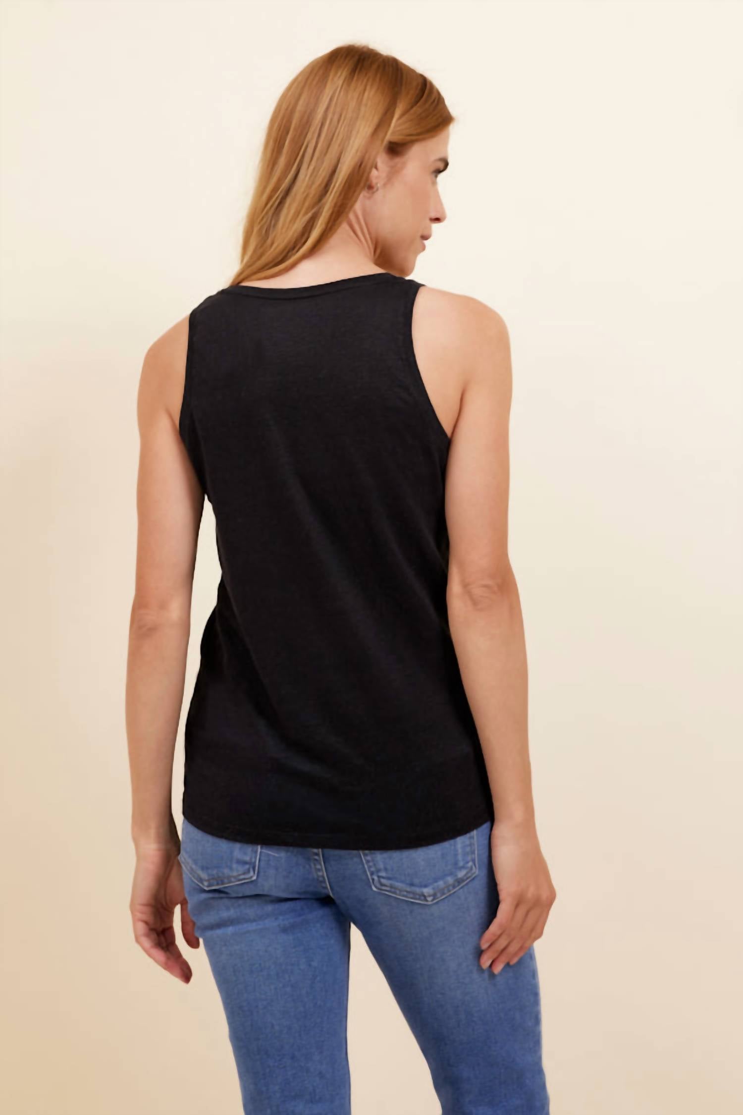 Majestic Filatures - Essential Stretch Linen Tank Top