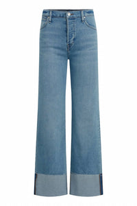 Hudson - Rosie High Rise Wide Leg Ankle Cuff Jeans