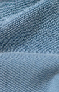 Z Supply - Curran Knit Denim Cropped Sweatshirt
