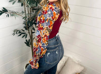 Blakeley - Fabulous Thoughts Ribbed Long Sleeve Bodysuit Top