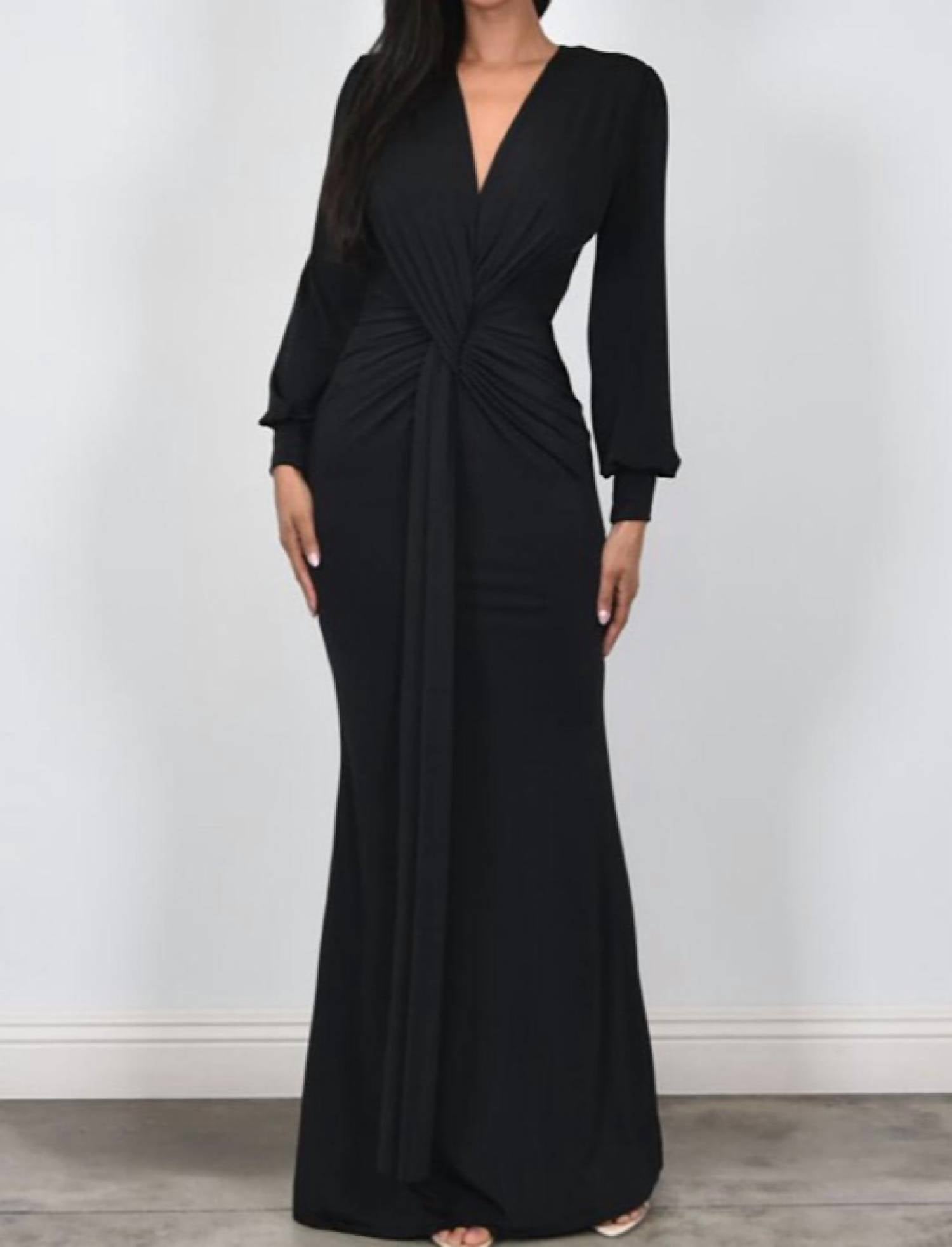 Cameo - Curve Hugging Long Stretch Dress
