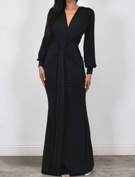 Cameo - Curve Hugging Long Stretch Dress