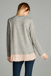 Hailey & Co - Satin Trimmed Top