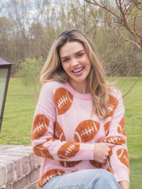 Simply Southern - Football Fuzzy Sweater