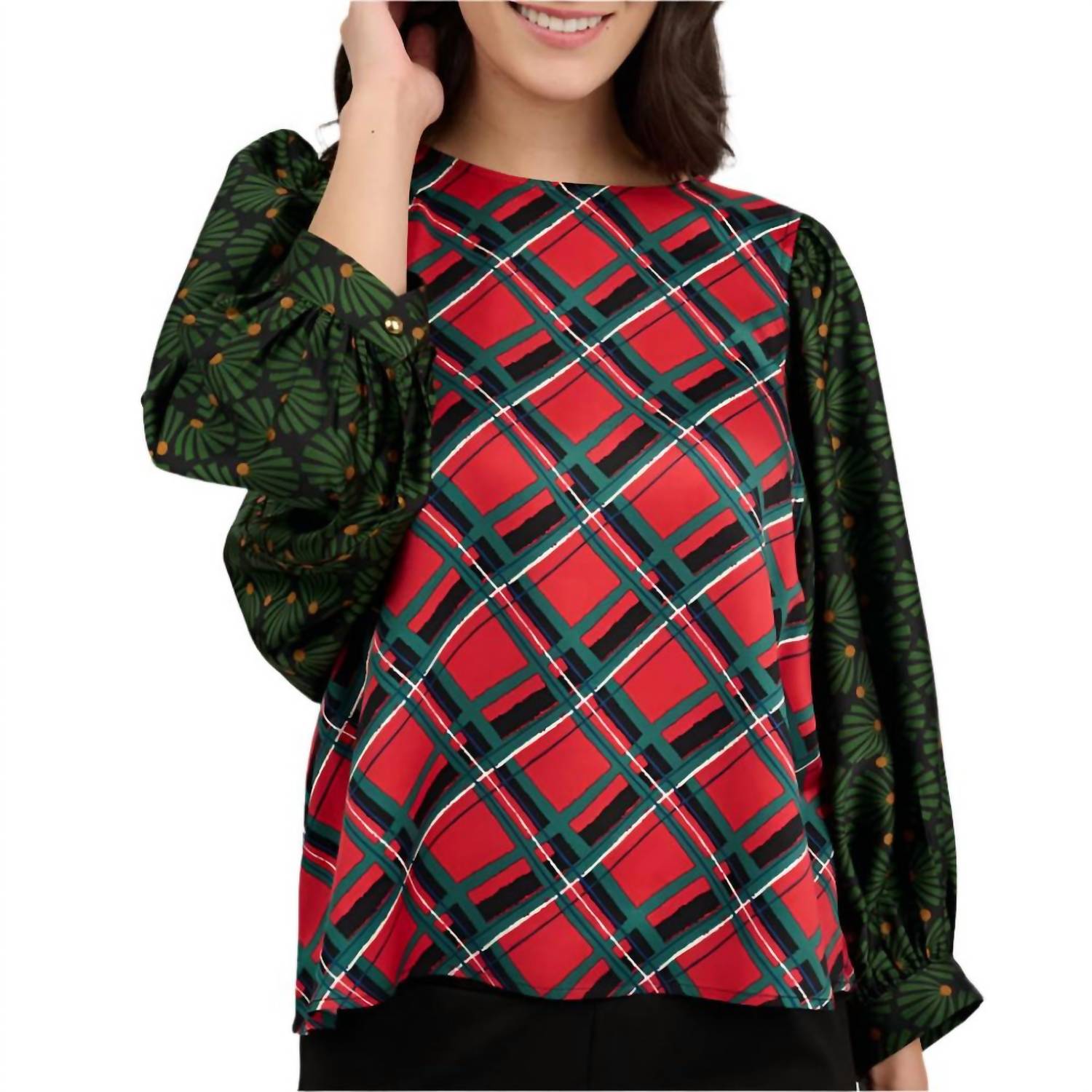 Ivy Jane - Tartan And Frills Top