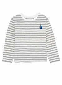 Feather 4 Arrow - Kid's Stripe Peace Tee