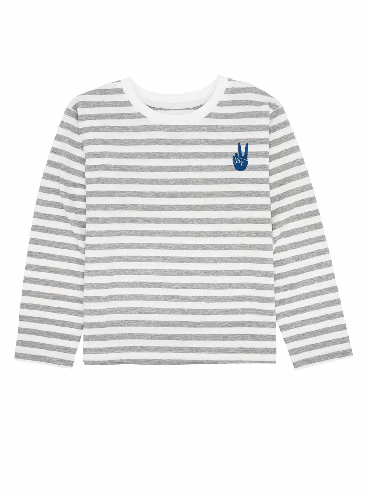 Feather 4 Arrow - Kid's Stripe Peace Tee