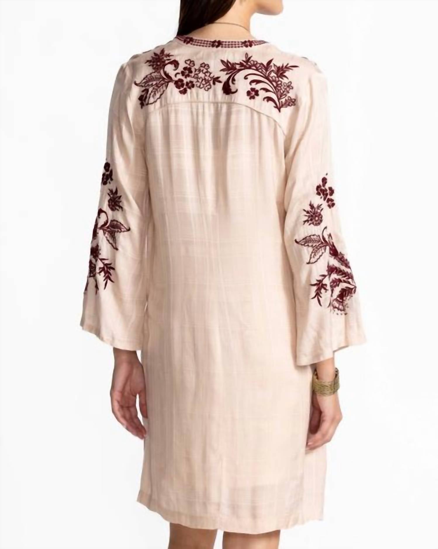 Johnny Was - AQUIJIO WESTERN PIPED YOKE DRESS