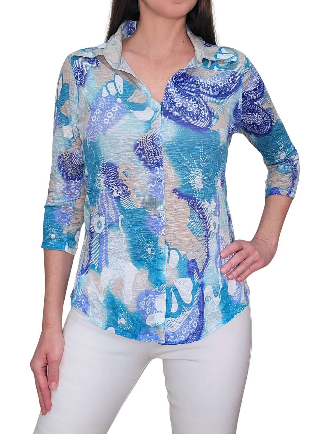 David Cline - 3/4 Sleeve Polo Shirt