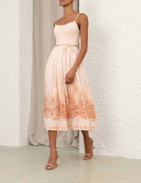 Zimmermann - Wanderlust Corset Midi Dress