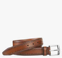 Johnston & Murphy - Men's Perfed-edge Leather Belt