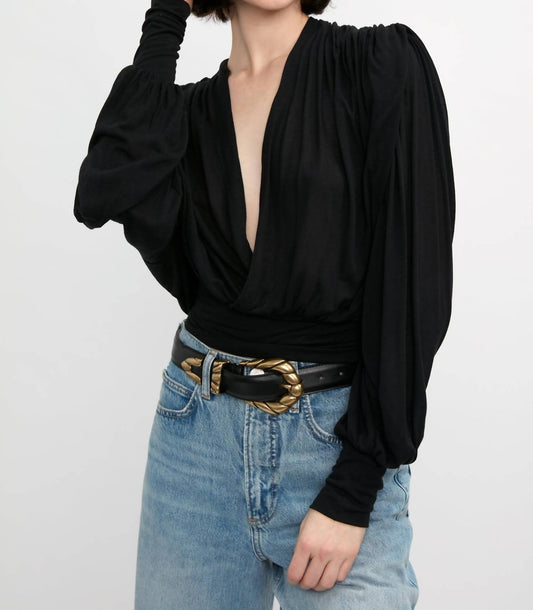 Iro - Barba V-neck Long Sleeve Blouse