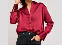 Gentle Fawn Women's Simone Blouse in red - women's blouse