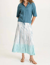 Xcvi - Blake Linen Smocked Skirt-Dress