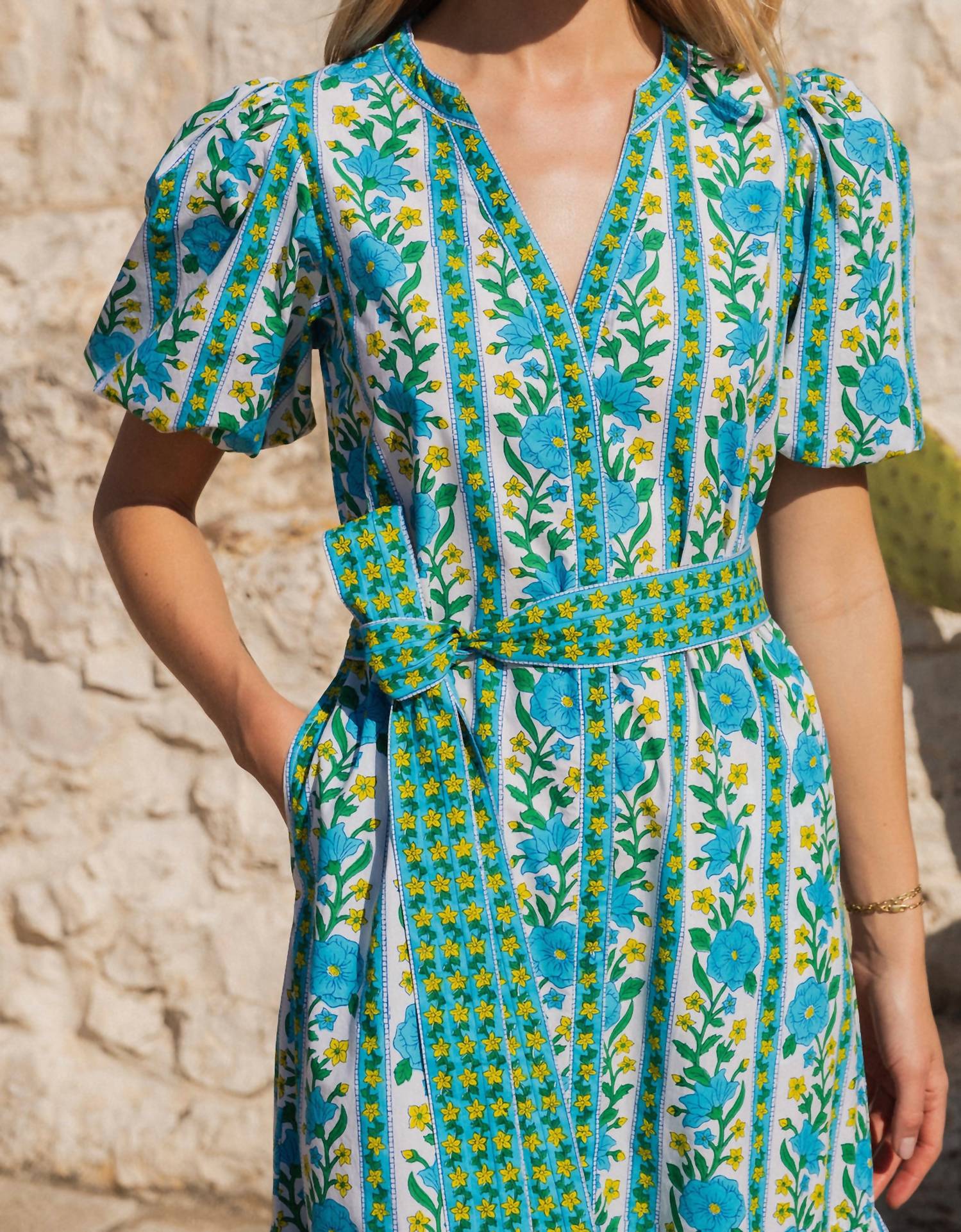 Pink City Prints - Daisy Midi Dress