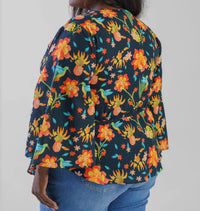 Guapa - Sitara V Neck Top - Plus