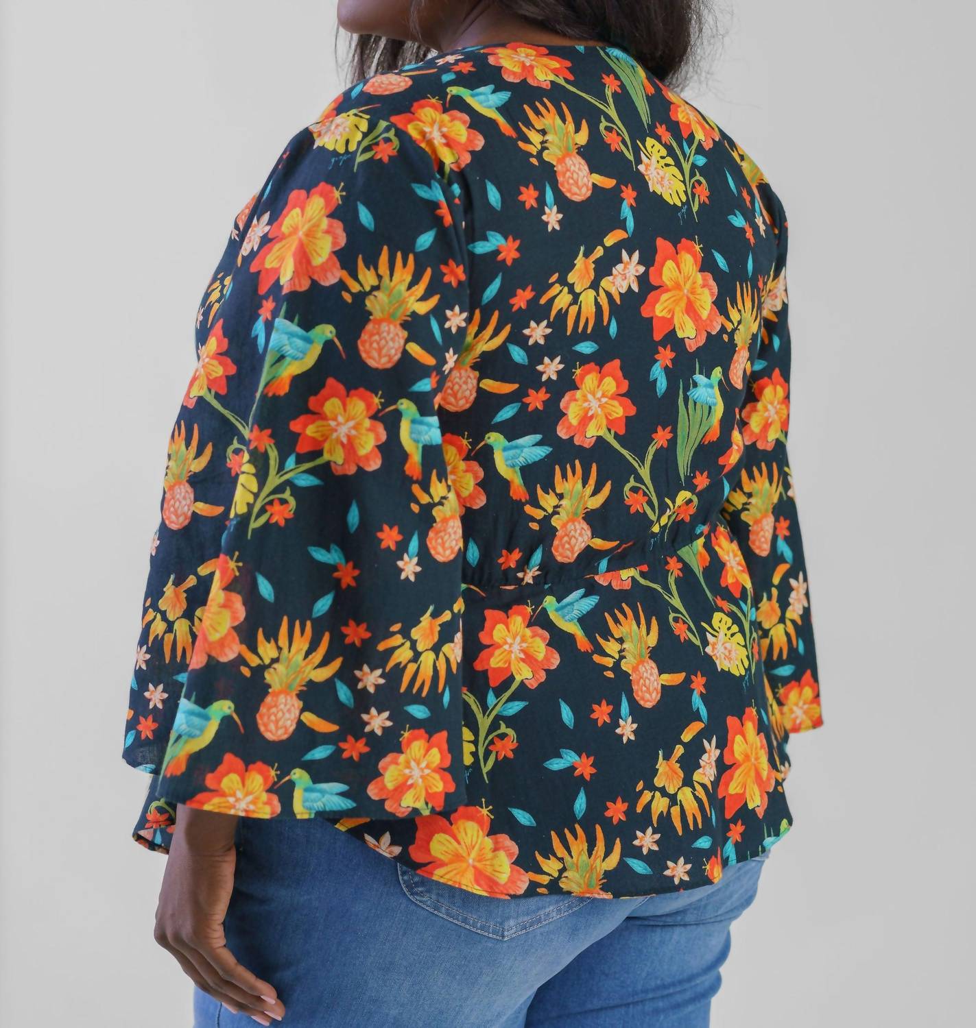 Guapa - Sitara V Neck Top - Plus