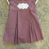 Petit Bebe - Girl's Gingham Tab Dress