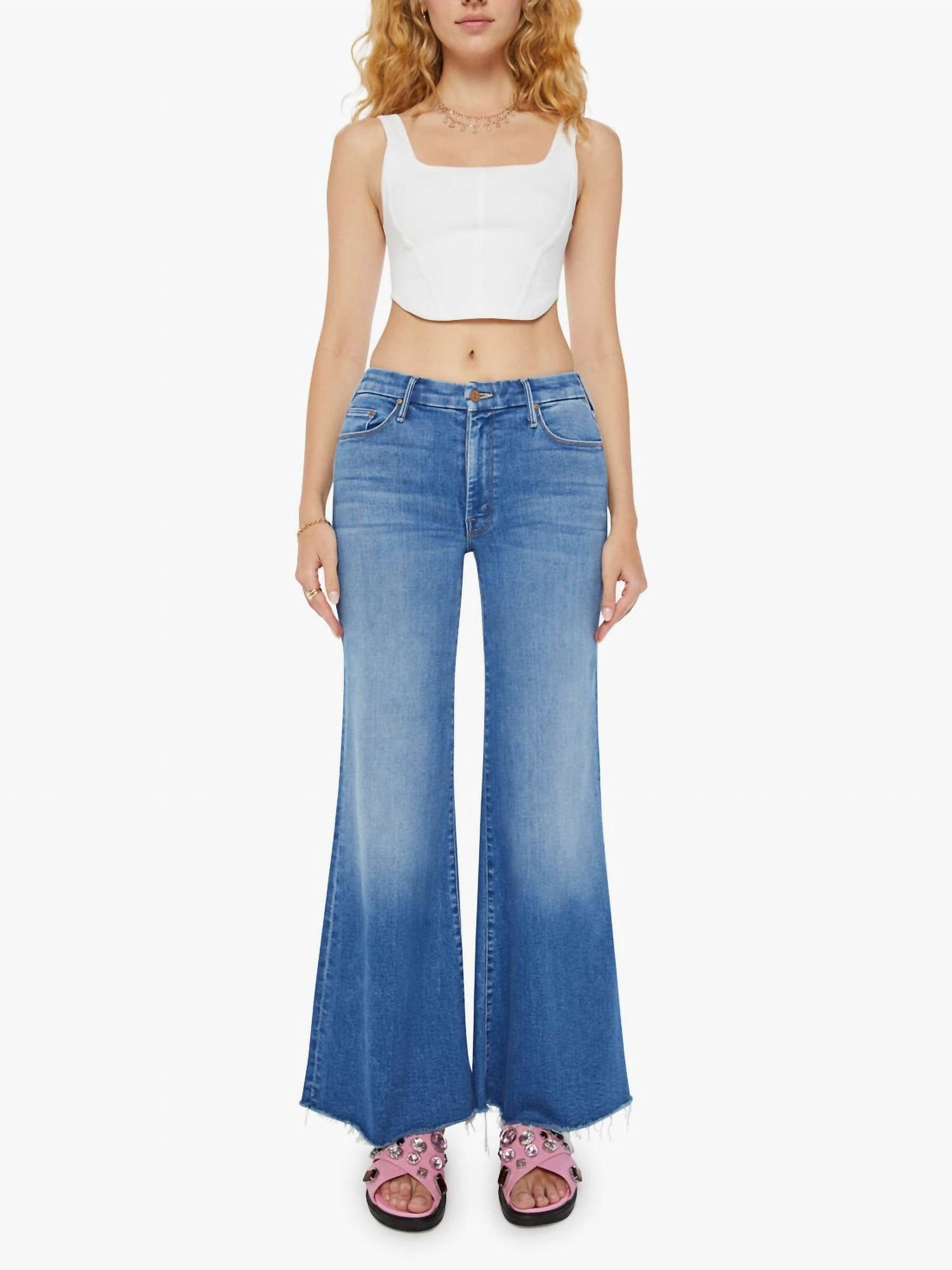 Mother - Women's Roller Fray Jean