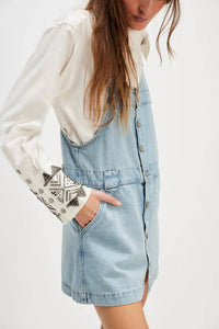 Free People - Edie Denim Skirtall