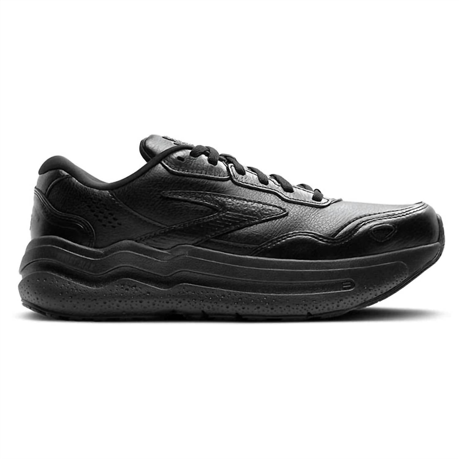 BROOKS Women's Ghost Max Leather Shoes in black black - women's sneaker
