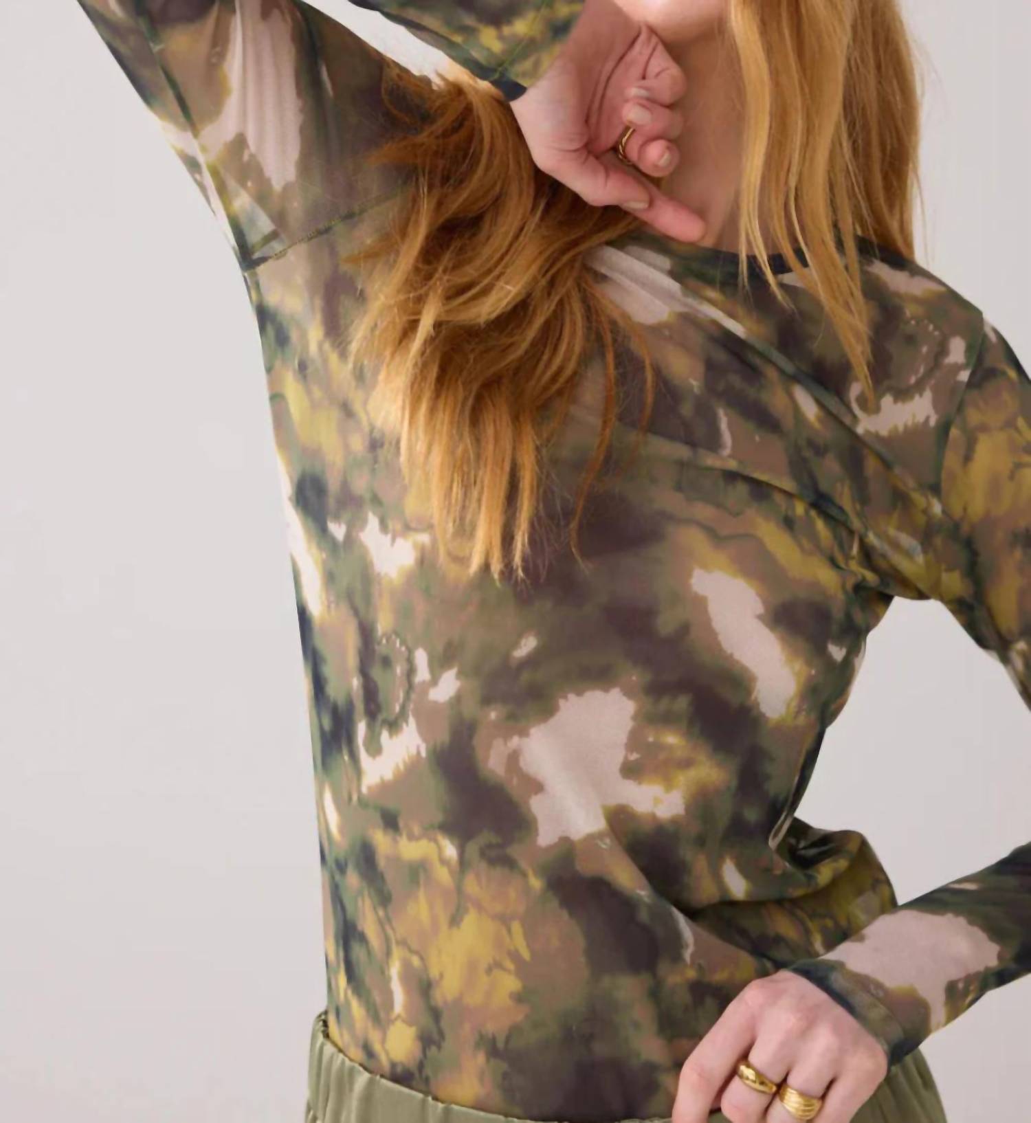 Summum - Faded Print Top