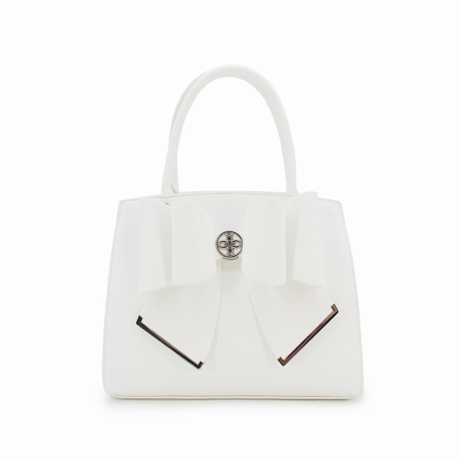 Like Dreams - Women's Grace Bowtie Top Handle Satchel Bag