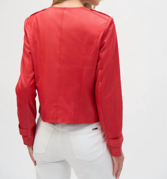 Joseph Ribkoff - Faux Suede Jacket