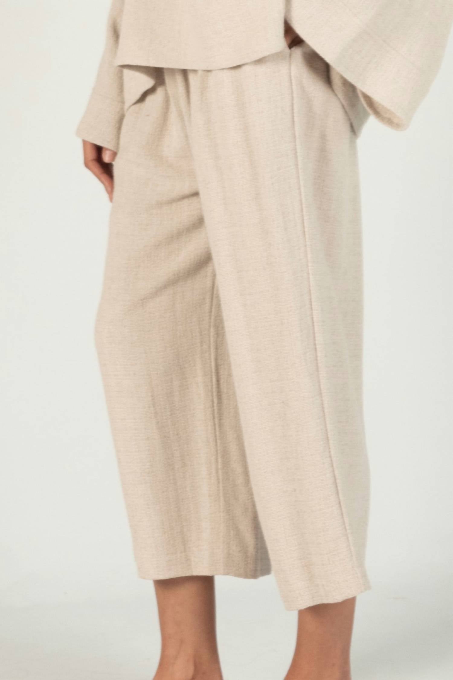 P.Cill - Linen Crop Pant