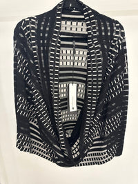 Pier Antonio Gaspari Women's Pull Asymmetric Jacquard Wrap in caffe nero - women's scarf