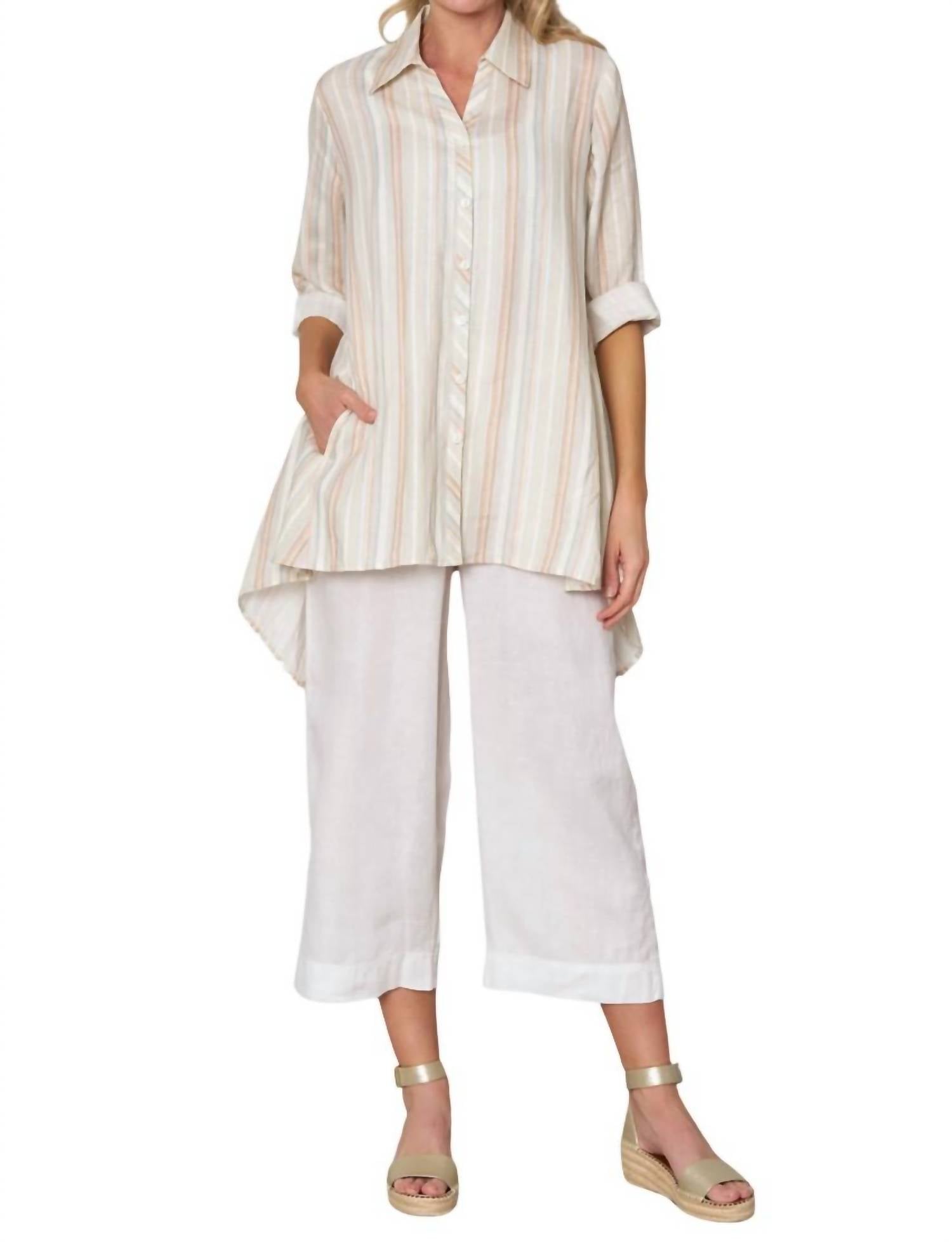 Stella Carakasi - Striped True Form Shirt