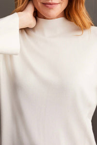Tibi - Long Sleeve Funnel Neck Sweater