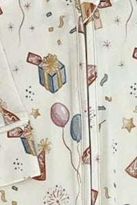 Emi Lei - Kids Birthday Bamboo Convertible Footie Pajama