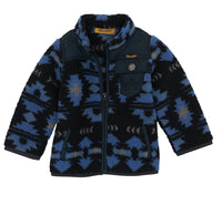 Wrangler - Boy's Mixed Sherpa Full Zip Jacket