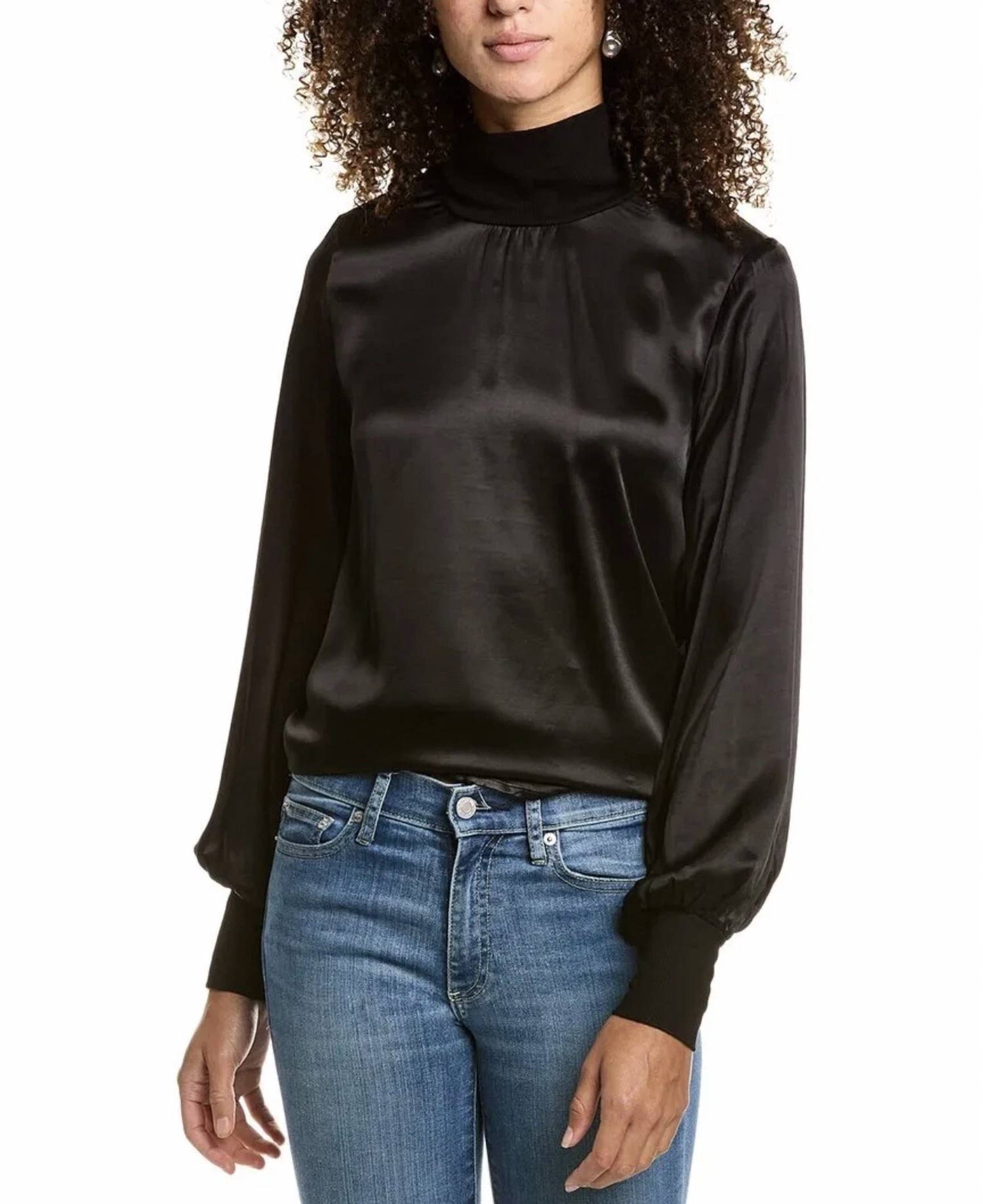 Nation Ltd - Anne Feminine Turtleneck Top