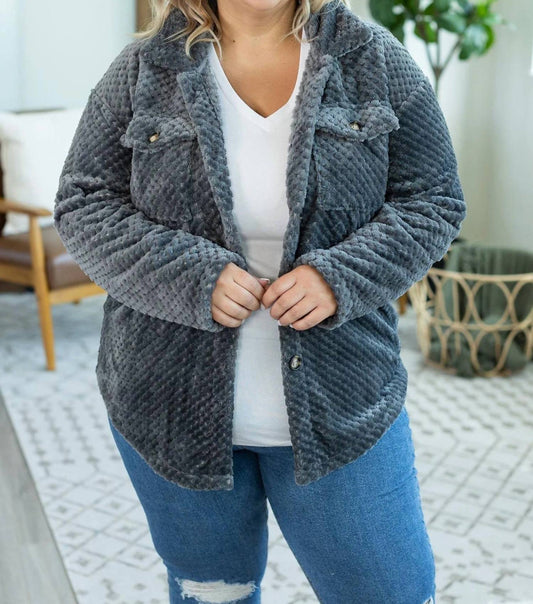 Michelle Mae - Fleece Shacket