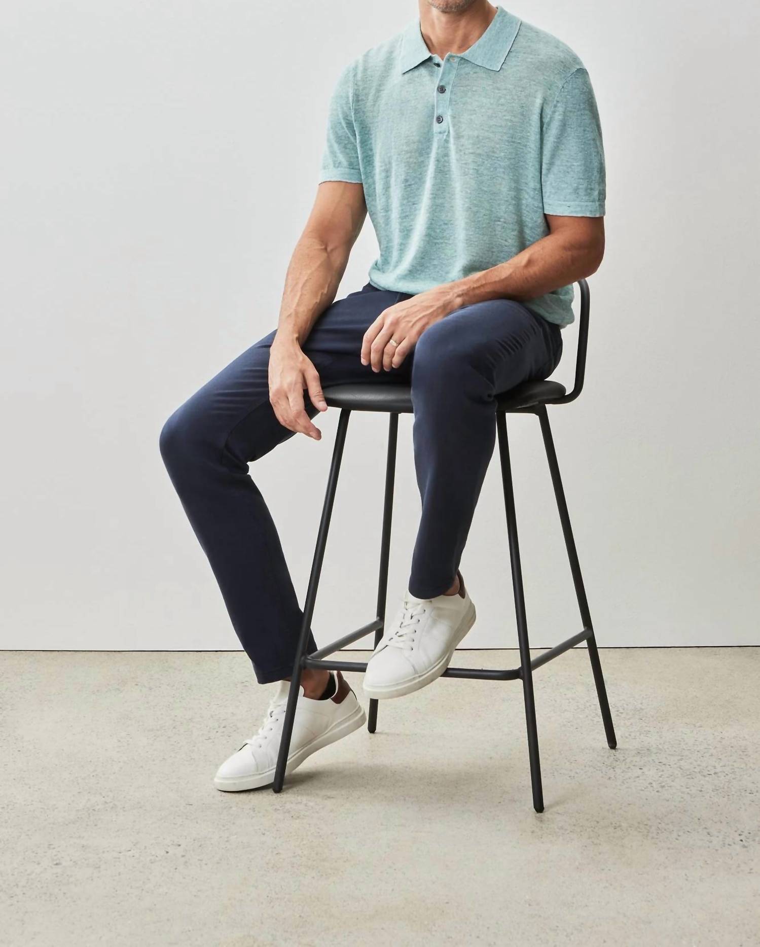 Robert Barakett - Short Sleeve Casual Knit Shirt
