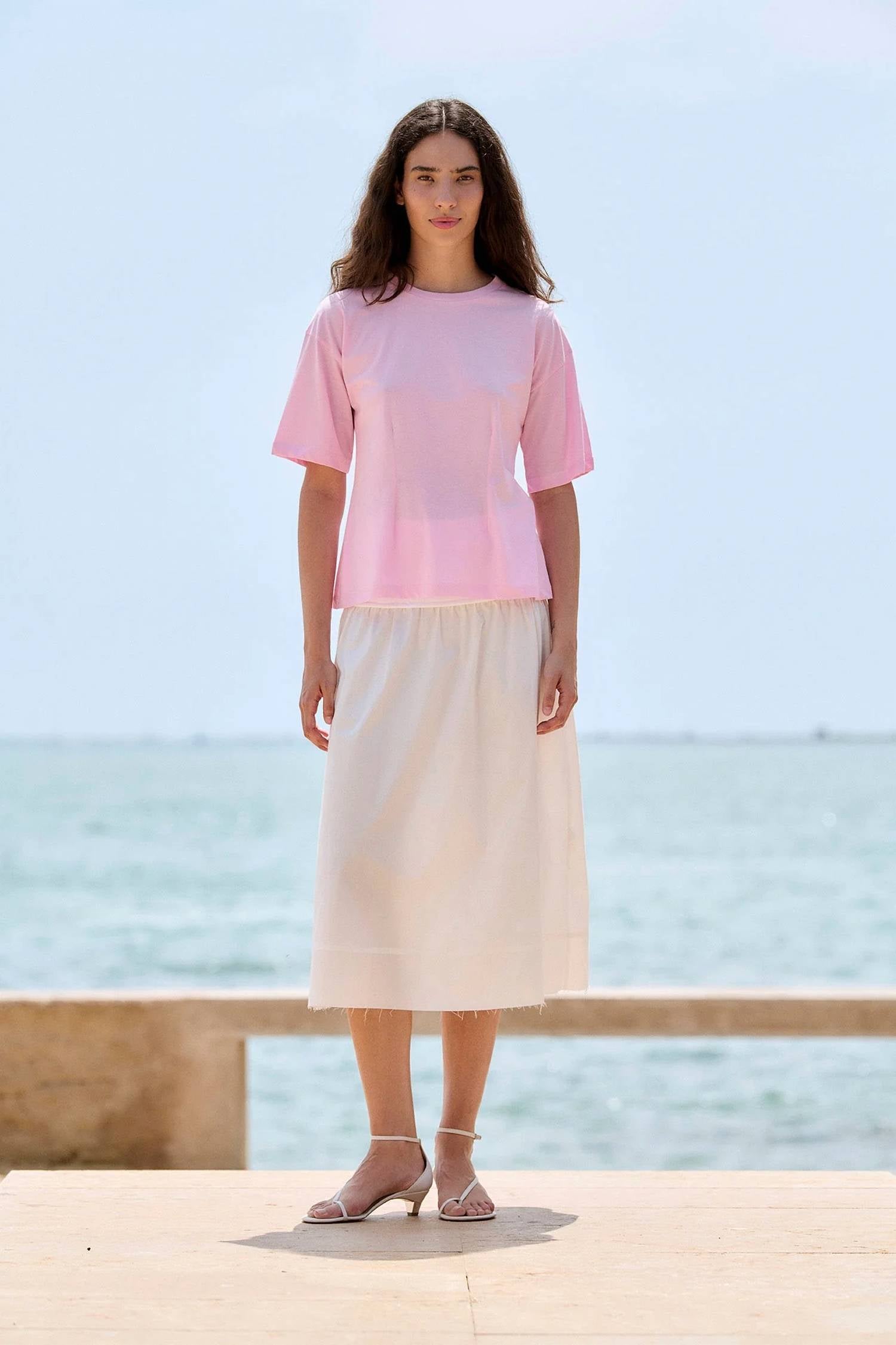 Sita Murt - Women's Short Sleeve Pinched Top