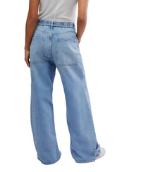 Free People - Outlaw Wide-Leg Jeans - Curvy