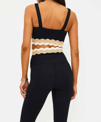 Beach Riot Marin Top in mystic colorblock - women's intimate - detail view