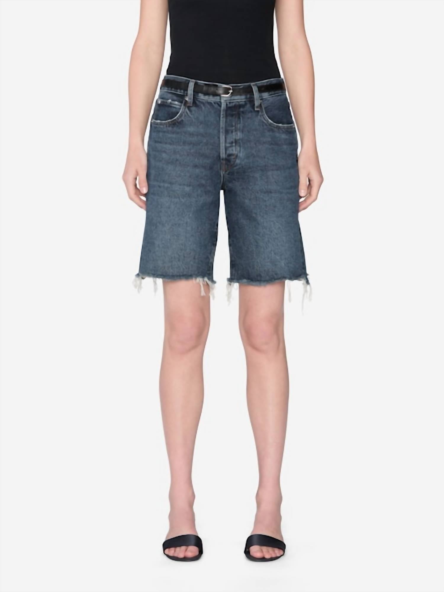 Frame - Leisure High Rise Knee Length Short