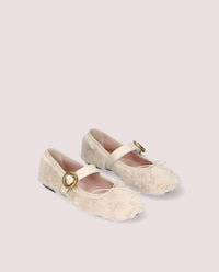 Pretty Ballerinas Women's Georgia Ballet Flat Shoes in white - women's flats - alternate view
