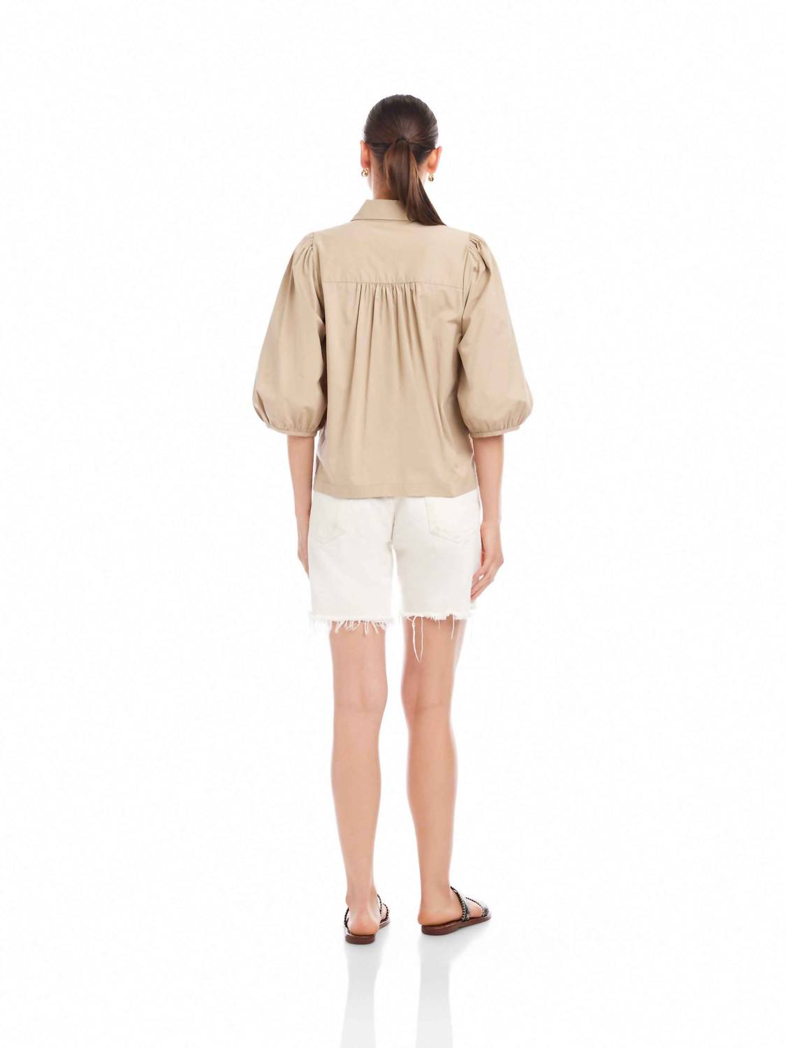 Fifteen Twenty - Evelyn Puff Sleeve Top
