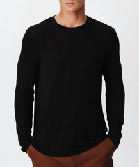 Atm - Men's Modal Rib Oversized Long Sleeve Crew Neck Tee
