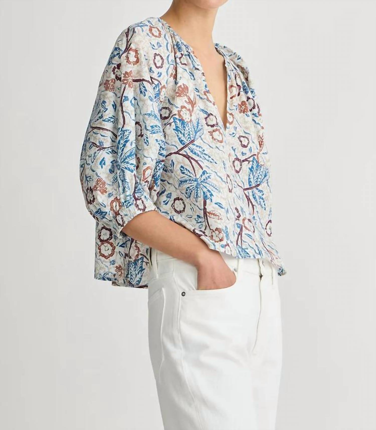 Apiece Apart - Nele Lantern Sleeve Top