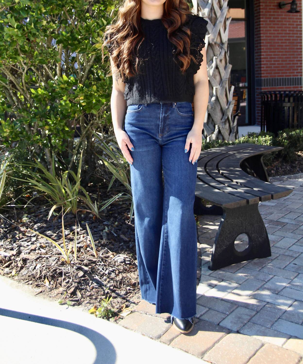 Sadie & Sage - Vicki Ruffle Sweater