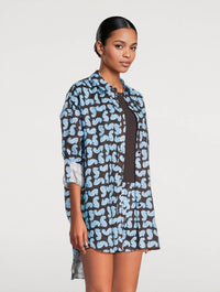 Staud - Sandbar Linen Button Cuffs Top